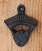 eenvoudige gietijzere flesopener voor op muur bruin FG549, Ophalen of Verzenden, Nieuw, Flesopener, Overige merken