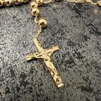14k gouden rozenkrans ketting 60 cm dik model, Sieraden, Tassen en Uiterlijk, Kettingen, Ophalen of Verzenden, Nieuw, Goud