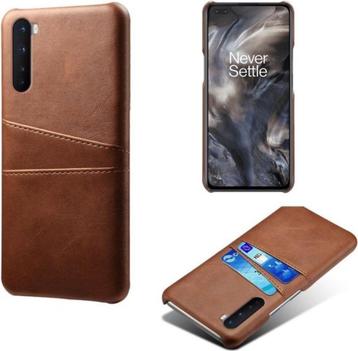 Back Cover + Screenprotector voor OnePlus Nord _ Donkerbruin beschikbaar voor biedingen