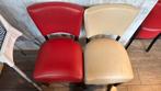 GRATIS op te halen! 19 Horeca okido stoelen rood creme bruin, Huis en Inrichting, Stoelen, Ophalen, Gebruikt, Overige kleuren