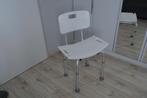 Verstelbare Douchestoel met rugleuning., Ophalen of Verzenden, Zo goed als nieuw
