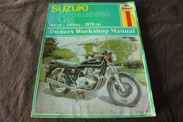 Suzuki GS750 GS550 1976 onwards werkplaatsboek manual, Motoren, Handleidingen en Instructieboekjes, Suzuki, Ophalen of Verzenden