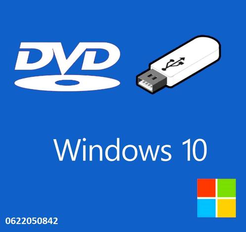 Windows 10 CD | Windows 10 USB | 💿, Computers en Software, Besturingssoftware, Nieuw, Windows, Ophalen of Verzenden