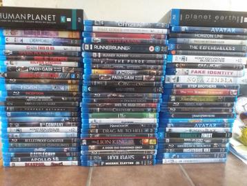 Stapeltje Blurays beschikbaar voor biedingen