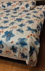 Bed frame met twee nachtkastjes, Huis en Inrichting, Ophalen, Gebruikt, Bruin, Tweepersoons