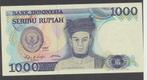 D095 Bankbiljet Indonesië 1000 Seribu Rupiah 1987 bankfris, Verzenden, Zuidoost-Azië, Los biljet