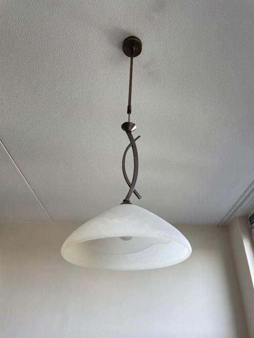 Antiek/design Masterlight Verona 1 bronsbruin hanglamp, Huis en Inrichting, Lampen | Hanglampen, Minder dan 50 cm, Ophalen