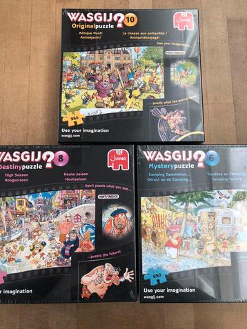 3 splinternieuwe legpuzzels van Wasgij. beschikbaar voor biedingen