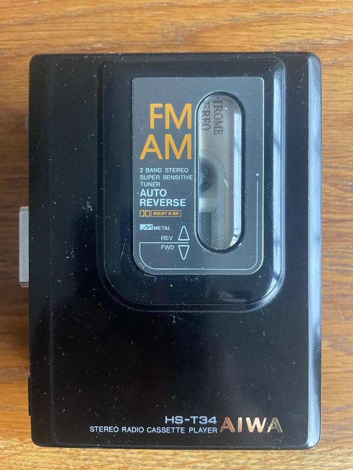 Aiwa radio/cassette speler HS-TW34, Audio, Tv en Foto, Walkmans, Discmans en Minidiscspelers, Walkman, Ophalen of Verzenden