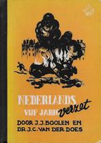 J J Boolen e.a.: Nederlands Vijf jarig Verzet (WO II), 1945, Gelezen, Ophalen of Verzenden, Tweede Wereldoorlog