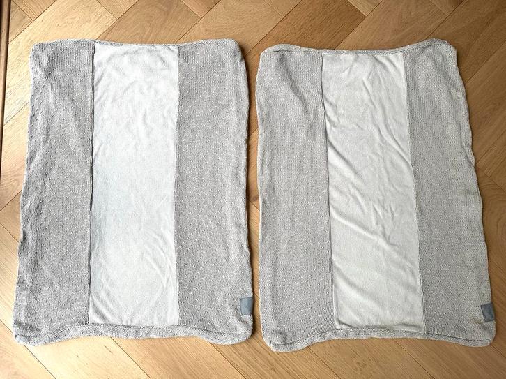 2x Aankleedkussenhoes Bliss Knit zand/beige van Jollein, Kinderen en Baby's, Badjes en Verzorging, Zo goed als nieuw, Overige typen