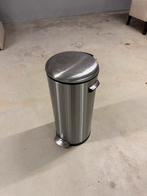 Pedaalemmer EKO Maggey 30L Zilver, Huis en Inrichting, Woonaccessoires | Prullenbakken, Ophalen, Gebruikt, Met pedaal, 50 tot 75 cm