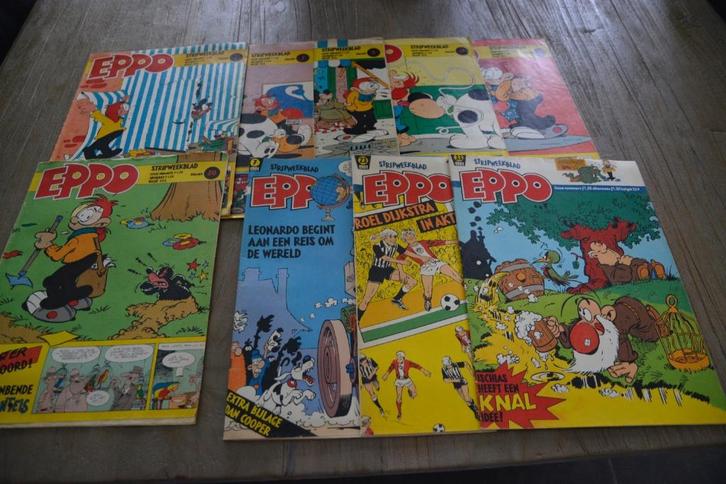 9X Eppo nr 2-3-7-8-17-18-20-23-33 allemaal samen voor €2.75, Boeken, Stripboeken, Zo goed als nieuw, Meerdere stripboeken, Ophalen of Verzenden