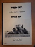 Fendt Erfolg durch technik Favorit LSA, Ophalen of Verzenden, Gelezen, Tractor en Landbouw