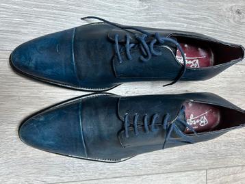 Fratelli Borgioli Blauwe Herenschoenen Mt 7 1/2 beschikbaar voor biedingen