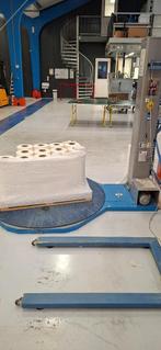 Aangeboden Palletwikkelaar met Wikkelfolie & Palletweger., Ophalen, Gebruikt