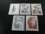 671-675 Zomerzegels Rembrandt 1956 Postfris, Postzegels en Munten, Ophalen of Verzenden, Na 1940, Postfris
