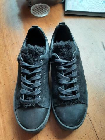 Maje zwarte suede/leer sneakers 37 beschikbaar voor biedingen