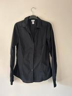 Zwarte blouse overhemd maat 38, Maat 38/40 (M), H&M, Verzenden, Zwart