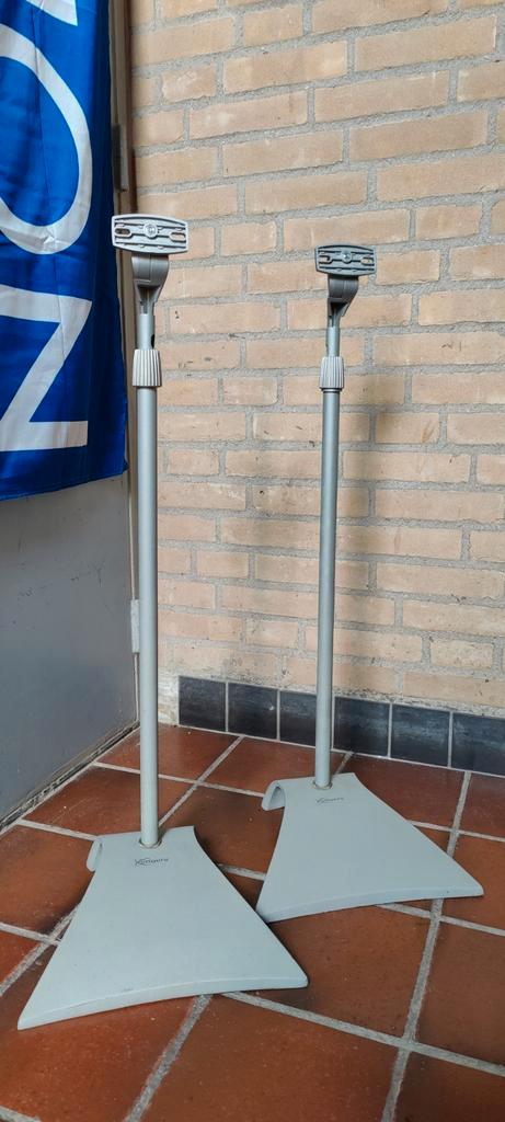 Vogels Satelliet Standaard - Zilver Metaal uitschuifbaar., Muziek en Instrumenten, Standaards, Zo goed als nieuw, Speaker, Ophalen
