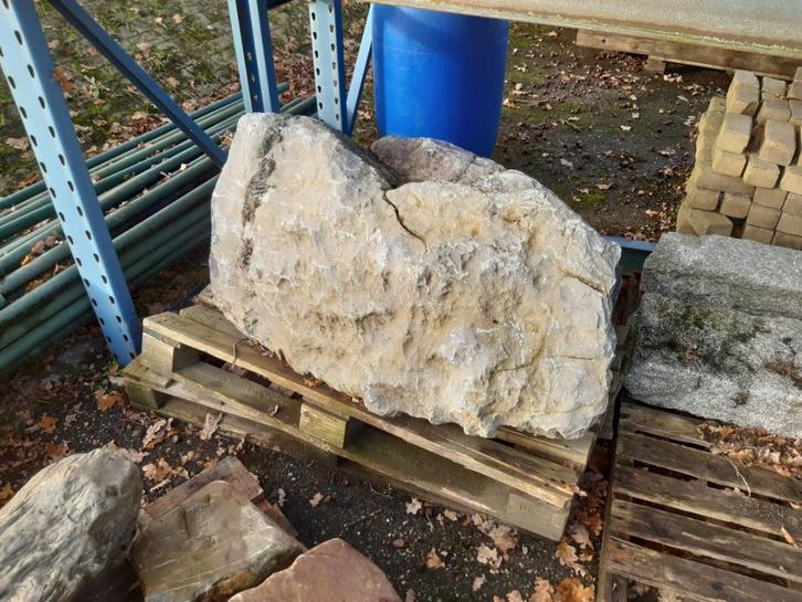 Zwerfkei Scandiekei Maaskei 800kg 3 stuks, Tuin en Terras, Grind, Keien en Split, Zo goed als nieuw, Kei, Grijs, Overige materialen