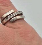 Zilveren ring Fossil maat 18, Gebruikt, Verzenden, Dame, Zilver