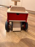 Vilac Loopauto Brandweerwagen - Houten Speelgoed, Ophalen, Gebruikt, Rij- of Hobbelspeelgoed