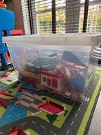 Houten treinbaan set incl. Doos, Kinderen en Baby's, Speelgoed | Thomas de Trein, Ophalen, Zo goed als nieuw