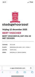 Bert Visscher , 65 dat zou je niet zeggen, Twee personen, December