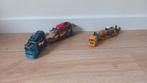 Autoset Vervoer - 2 trucks, graafmachine, 4 auto's MAN, BMW, Ophalen, Zo goed als nieuw