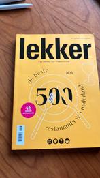 Lekker de beste 500 restaurants van Nederland, Ophalen of Verzenden, Zo goed als nieuw