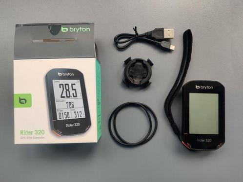 Bryton Rider 320 GPS, Fietsen en Brommers, Fietsaccessoires | Fietscomputers, Gebruikt, GPS, Waterdicht, Ophalen of Verzenden