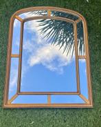 Vintage gouden spiegel DeKnudt Hollywood Regency, Huis en Inrichting, Woonaccessoires | Spiegels, Minder dan 100 cm, Rechthoekig