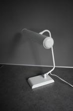 Bureaulamp notaris bankeniers lamp vintage retro design wit, Huis en Inrichting, Gebruikt, Ophalen of Verzenden, Metaal, Notarislamp