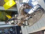Beeld paard met ruiter, Antiek en Kunst, Antiek | Koper en Brons, Ophalen of Verzenden