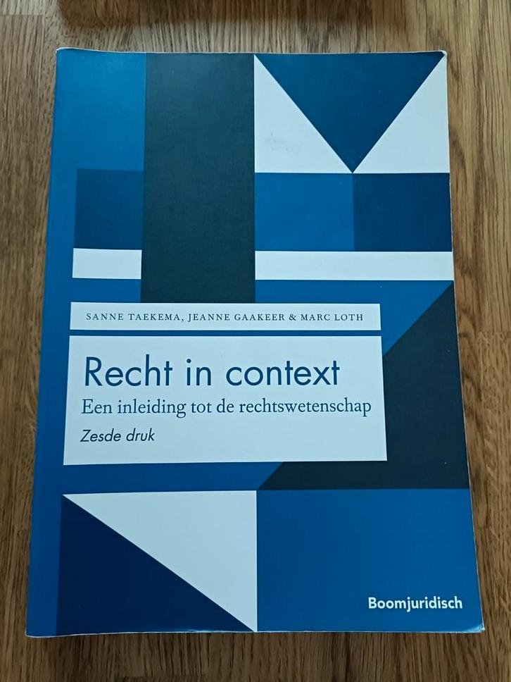 Jeanne Gaakeer - Recht in context, Boeken, Wetenschap, Zo goed als nieuw, Sociale wetenschap, Ophalen of Verzenden