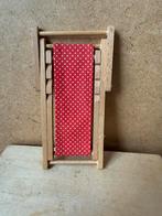 Zonnestoel klapstoel stoel - 14x7.4cm - hout, Ophalen of Verzenden, Zo goed als nieuw, Poppenhuis