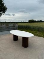 Handgemaakte beton ciré tafel op maat, Ophalen, 100 tot 150 cm, Vijf personen of meer, Overige vormen