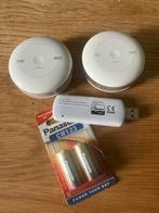 Fibaro Rookmelders + Aeotec Z-Wave USB Stick Gen5, Gebruikt, Detector, Sensor of Melder, Ophalen of Verzenden, Rook