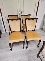 4 Queen Anne eettafel stoelen voor €40,-, Ophalen, Gebruikt, Nvt, Nvt