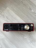 Scarlett Focusrite 2i2, Computers en Software, Geluidskaarten, Ophalen of Verzenden, Zo goed als nieuw, Extern, Focusrite