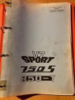 Werkplaatshandboek Moto Guzzi V 7 Sport 750 S 850 -T, Ophalen of Verzenden, Moto Guzzi