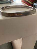 Mooie titanium gematteerde armband van Boccia met diamant., Verzenden, Zo goed als nieuw, Zilver, Overige materialen