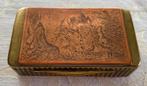Vintage Messing Doosje met Decoratie - 17,5x4x2 cm, Antiek en Kunst, Ophalen of Verzenden