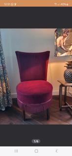 Bijzonder charmante boudoir stoel, Huis en Inrichting, Ophalen, Gebruikt, Hout, Vintage boudoir