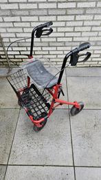 MultiMotion Rollator rood – belastbaar tot 130 kg, Ophalen, Zo goed als nieuw