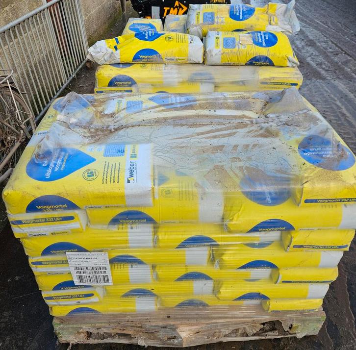 Weber Beamix Voegmortel 332 UR+ Grijs, Pallets, Dieren en Toebehoren, Reptielen en Amfibieën | Toebehoren, Nieuw, Overige typen