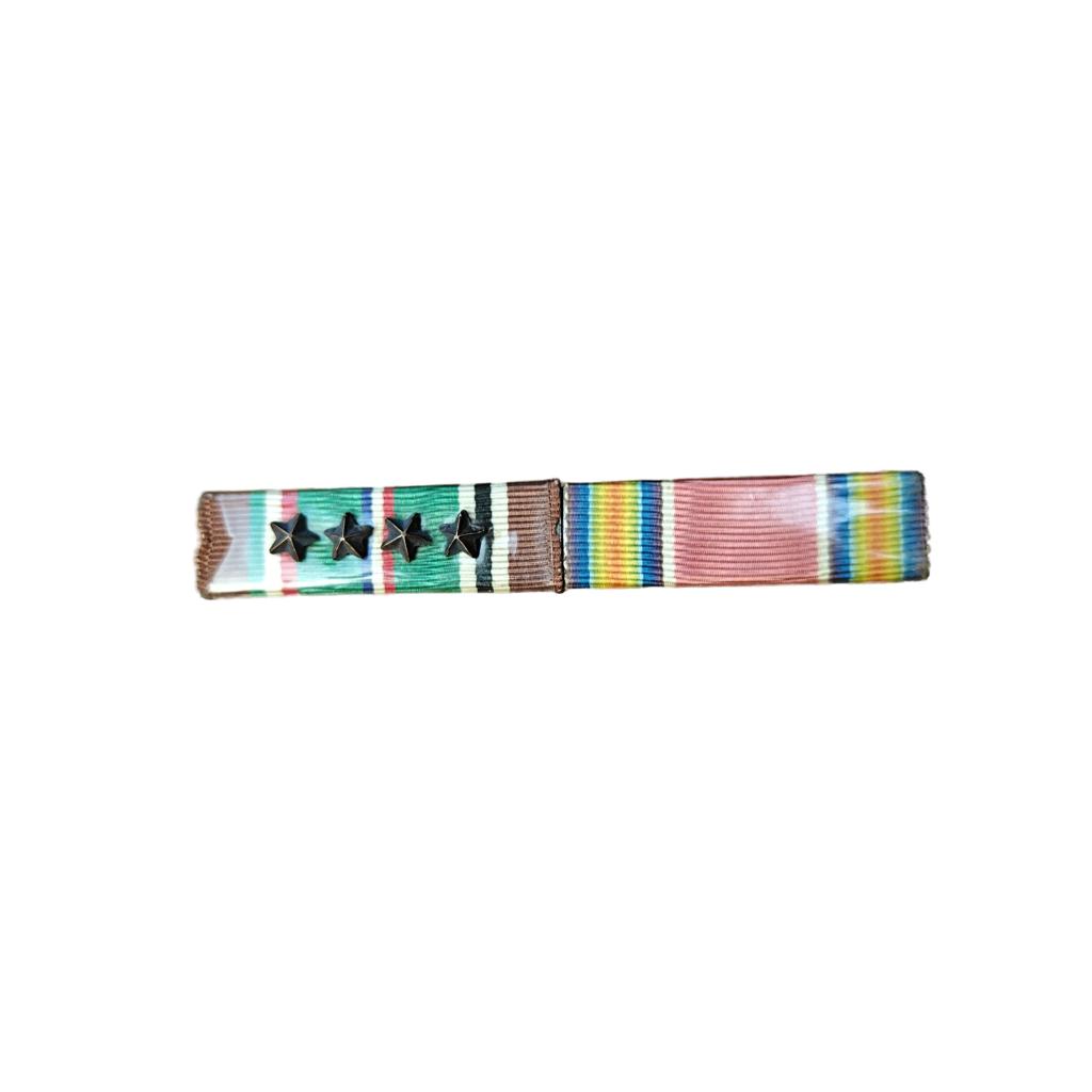WWII US Ribbon Bar European/African Campaign, Victory Medal, Ophalen of Verzenden, Amerika, Embleem of Badge
