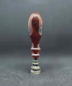 Antieke lakzegel met agaat – familiewapen – zwaan & Lam gods, Ophalen of Verzenden