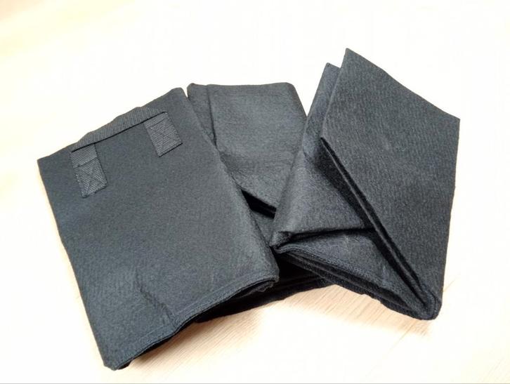 3 Vilten Plantenpotten 7 Gallon met Hengsels, Tuin en Terras, Bloembakken en Plantenbakken, Nieuw, Overige materialen, Binnen